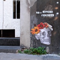 No More Innocent Blood | Santiago street art