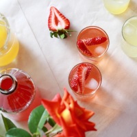 Summer sippers | Strawberry & Pineapple Shrubs